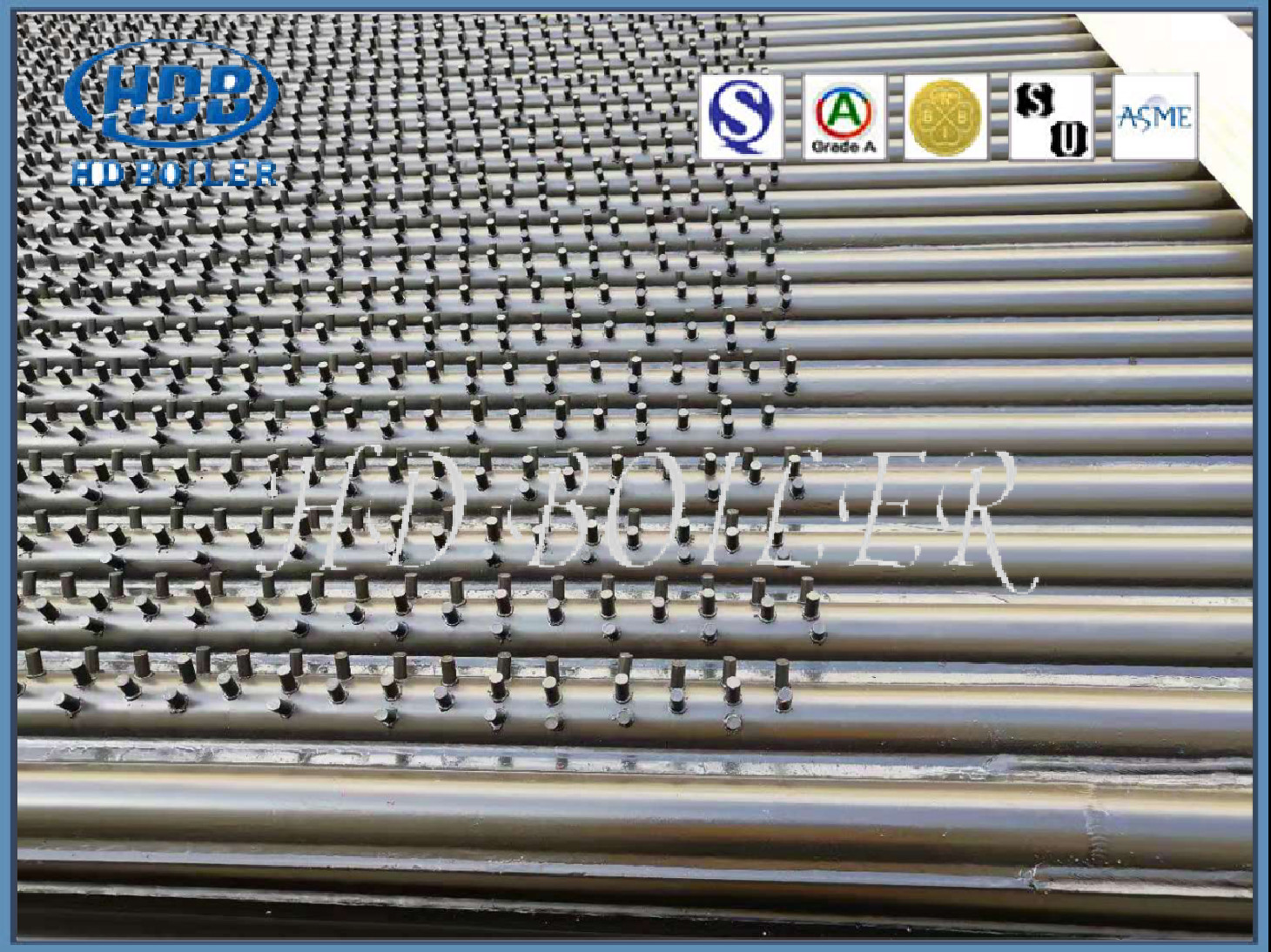 Pin Type Carbon Steel Boiler Water Wall Panels For Power Application