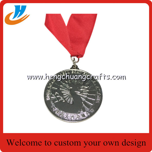 Sports metal medals, custom made metal engraved football-do medals factory