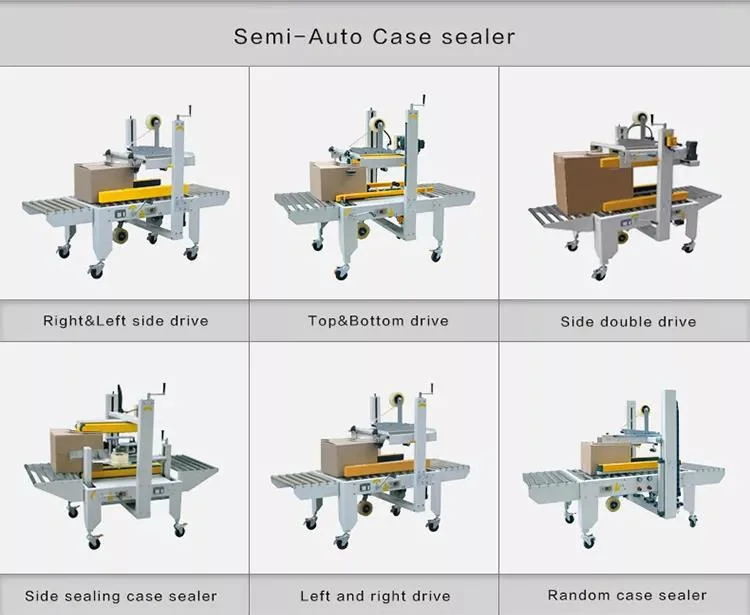 BOPP Tape Automatic Carton Packing Machine Case Adhesive Sealer Machine