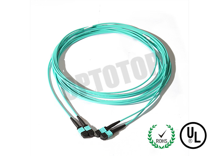 Male To Male Multimode MPO Trunk Cable OM 1 For CATV / EDFA / FTTH