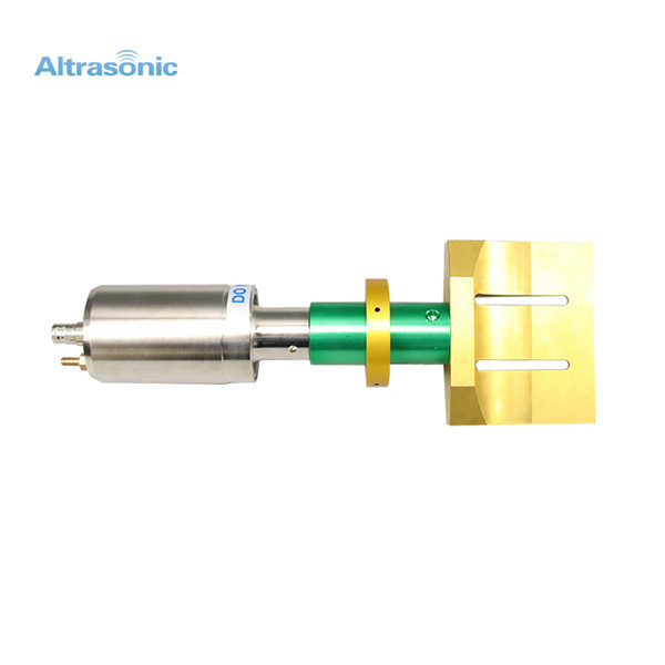 40khz Ultrasonic Cutter with 82mm Titanium Alloy Sonotrode For Rubber Pipe and Hose Cutting Industry
