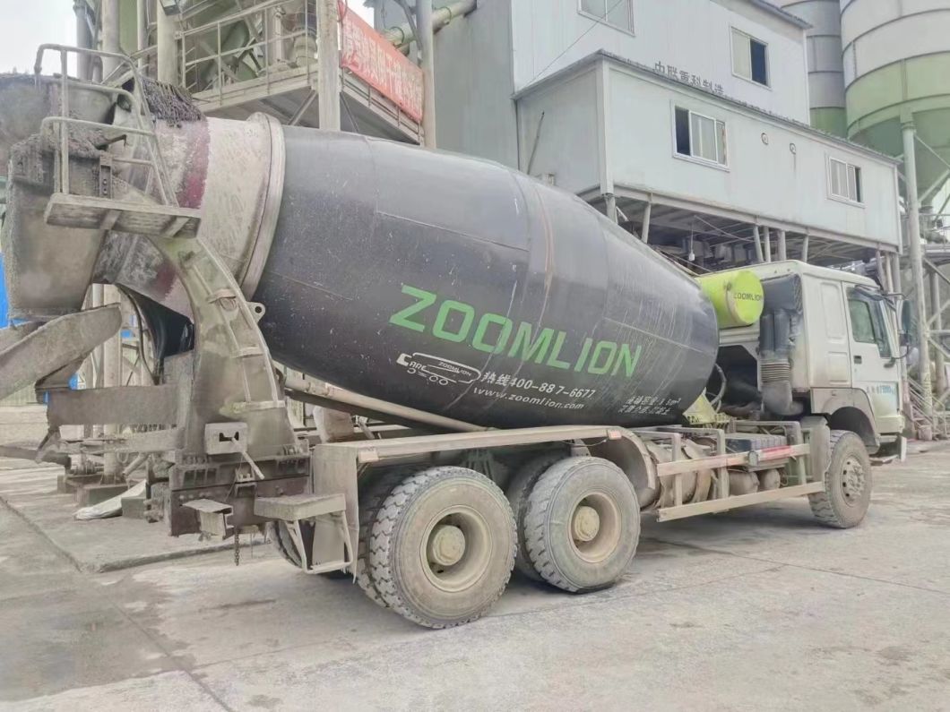 2017 Zoomlion HOWO 12cbm Used Concrete-Mixer Truck Concrete Mixing Plant