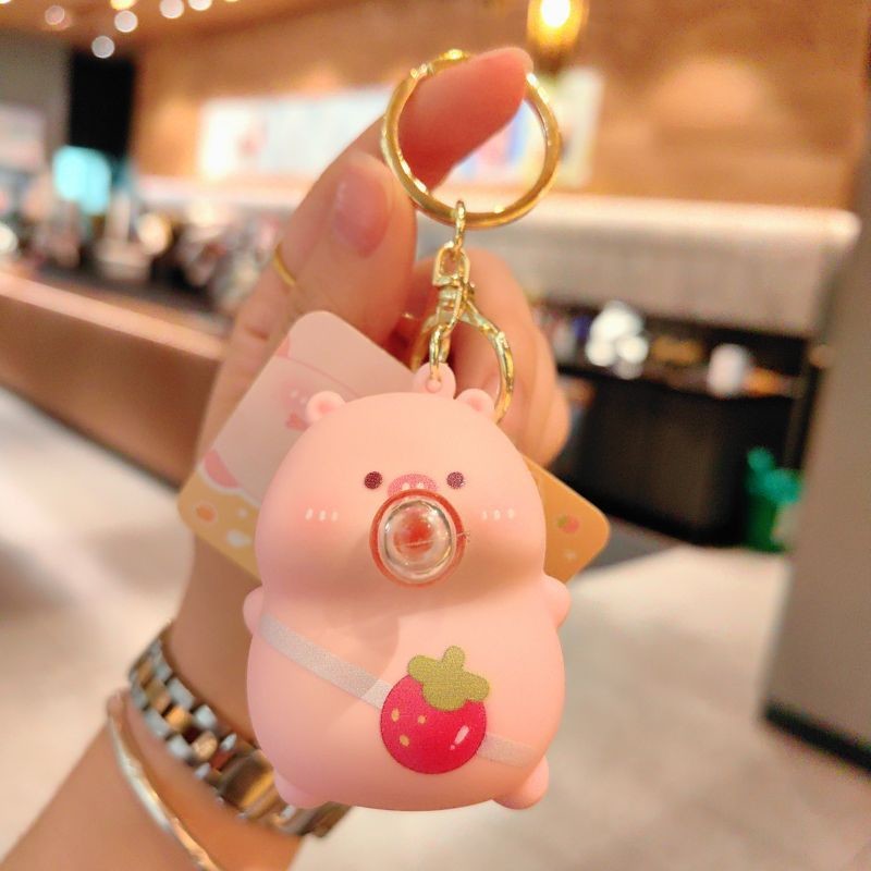 Customized Cute Pendant Squishy Toys Silicone Keychain Non-Toxic for Kids and Adults
