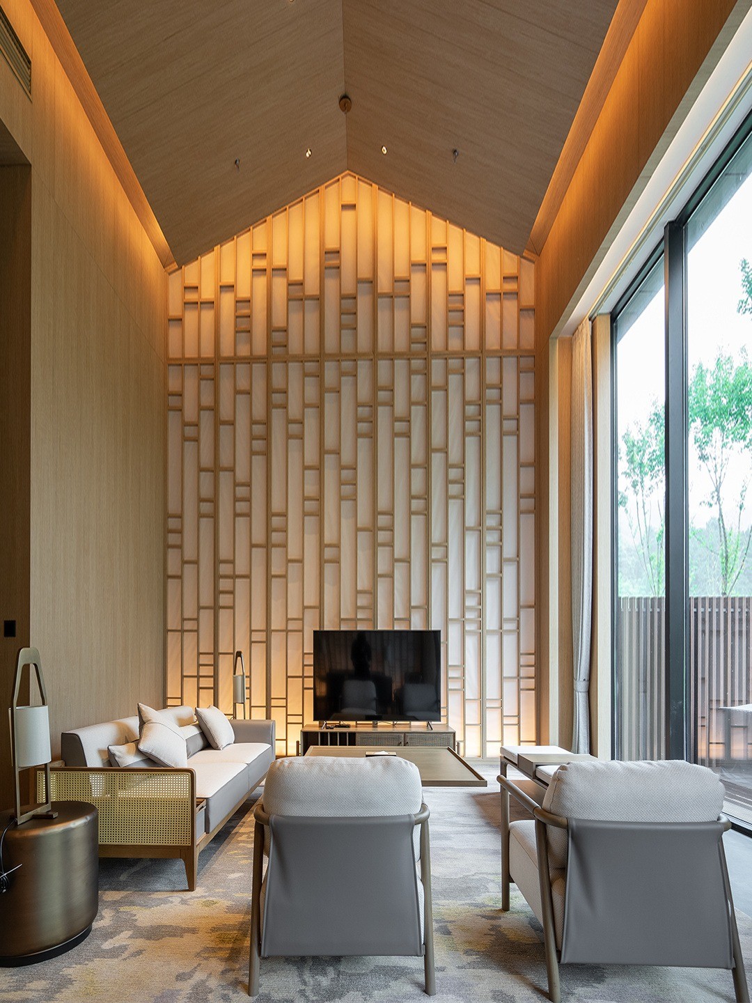 High Standard Hotel One Stop Furniture Decoration Lobby Suite Custom