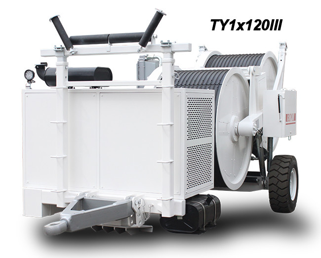 97kw Cummins Engine Stringing Hydraulic Wire Tensioner Equipment