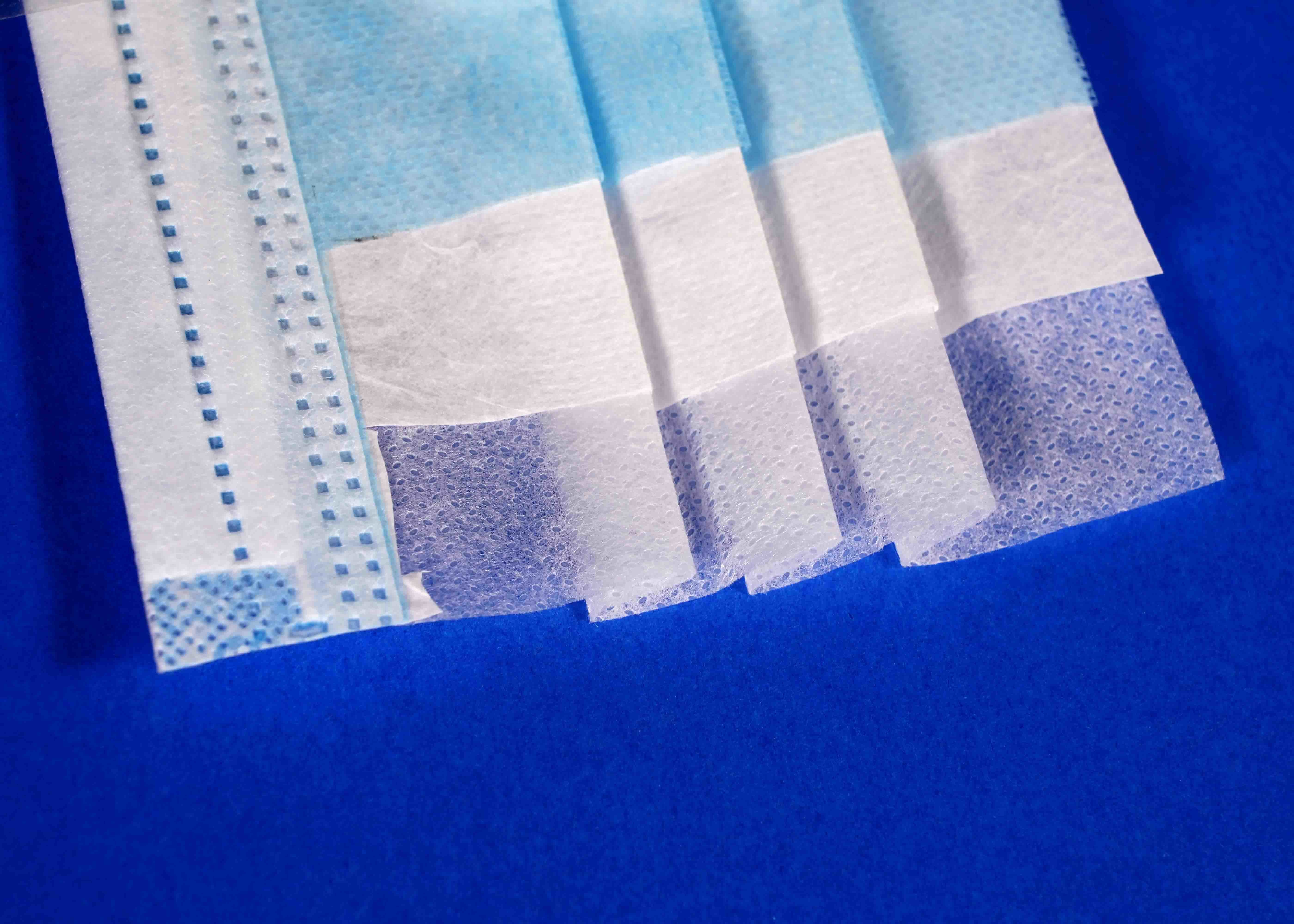 Hygienic Disposable Face Mask / Disposable Mouth Mask Eco Friendly