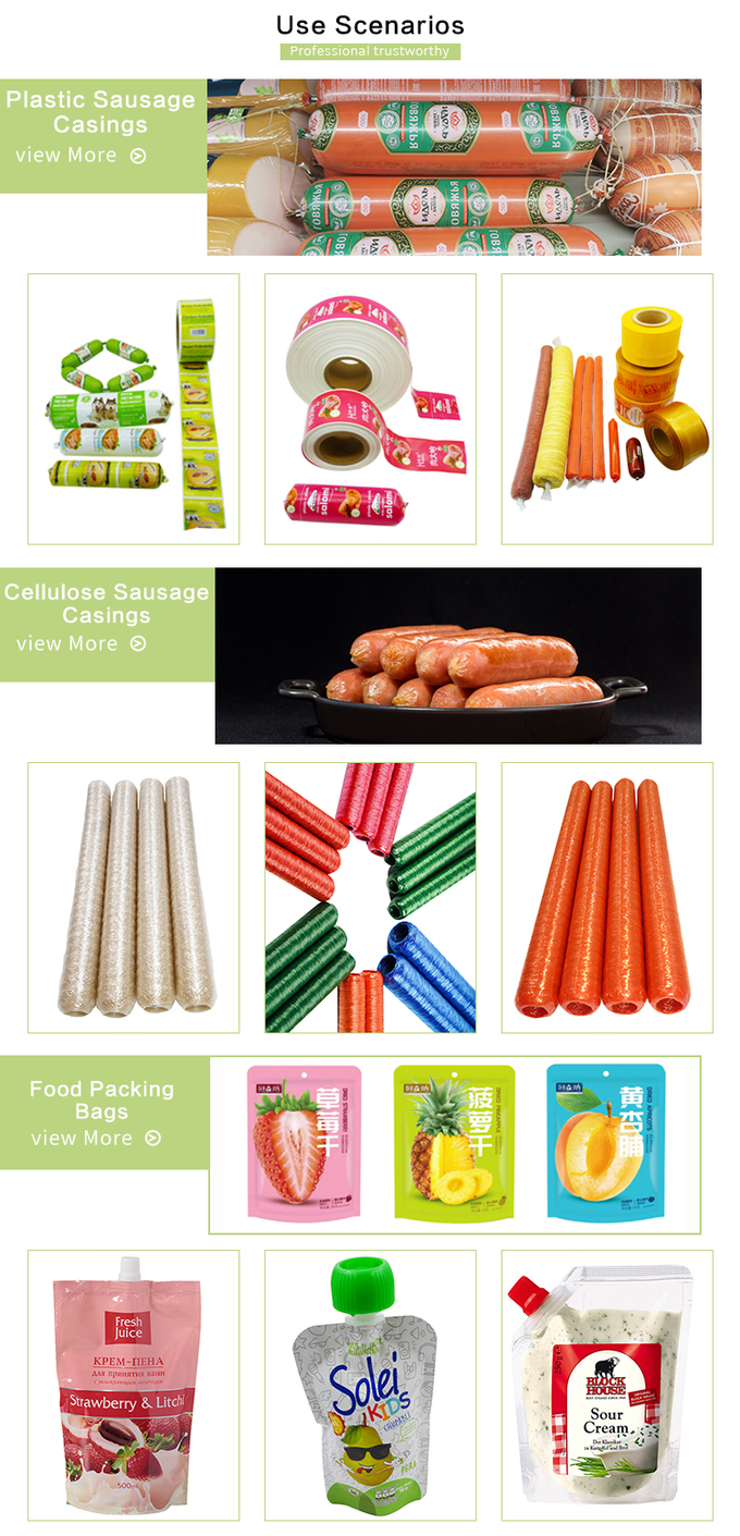 Sausage Packaging Manufacturers Sausage Plastic Casing OEM Wholesale At A Low Price