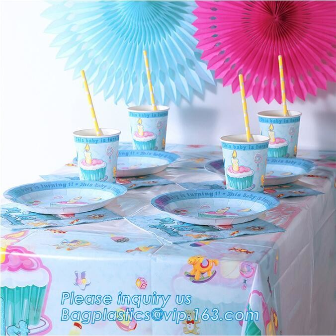Party Decorations Supplies Individual plaid drinking straw wrap paper,party supply supplies and decorations princess par