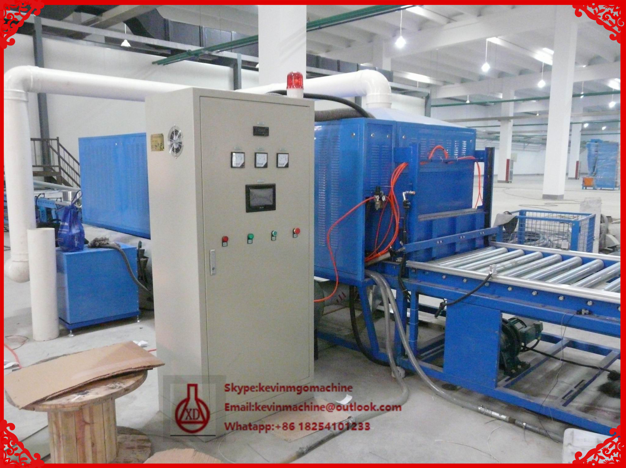 Office Buildings Corrugated Board Making Machine , Fireproof Roof Panel Roll Forming Machine