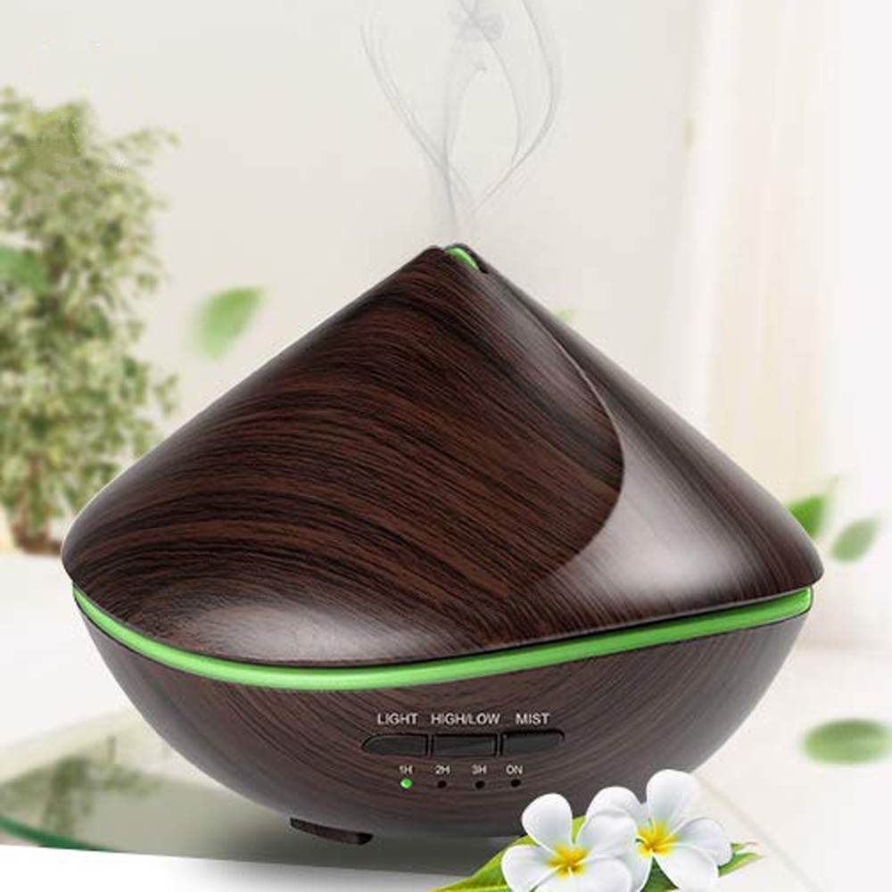 Sand Dune Shape 500ml Wood Grain Aromatherapy Diffuser