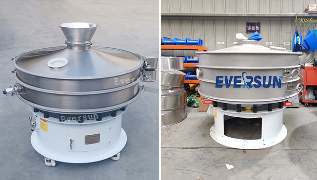 Accurate Carbon Steel Vibratory Sifter Separator For Precise Screening 1-500 Mesh