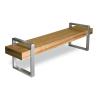 Buy cheap ISO9001 Certificate 400mm Width Cast Iron And Wood Park Bench from wholesalers