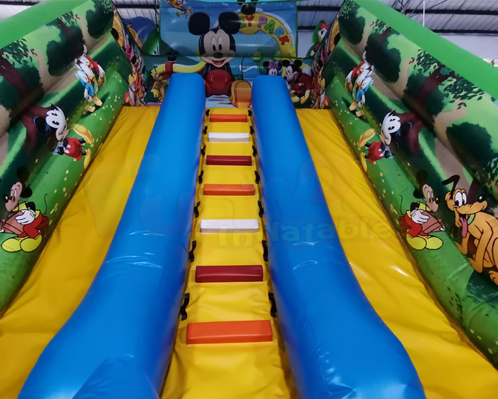 1000D Commercial Inflatable Slide Playground Jumping Bouncer