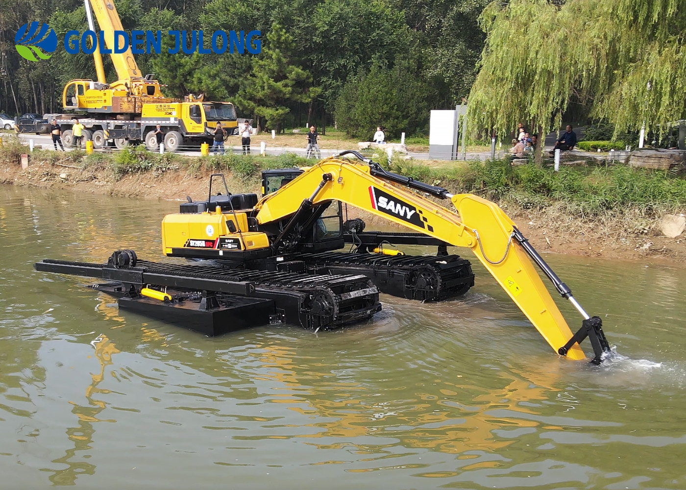 JULONG Customized Amphibious Excavator with Reliable Brands
