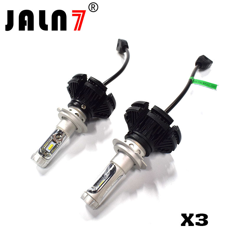 LED Headlight Bulbs JALN7 X3 LED Conversion Kits Extremely Super Bright H1/H4/H7/H11/9005/9006 50W 6000lm