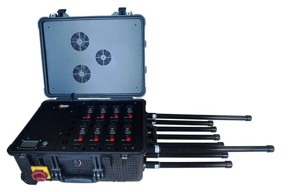 200W Portable Cellular Blocker Jammer , Remote Control Signal Jammer For Ied
