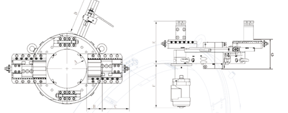 Portable Aluminum Cold Pipe Cutting And Beveling Machine Processing Various Pipes on site