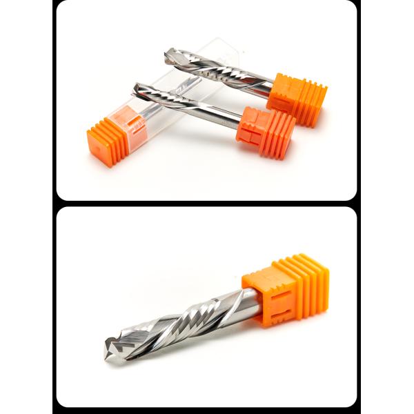 Carbide Cnc 1/8 1/4 3/8 Compression Spiral Router Bit for Wood 8mm Cut Compression Bit Cnc Cutter up Down Compression End Mill