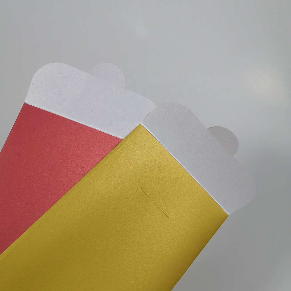 Hot Stamp Custom Red Packet Art Paper Chinese New Year Red Envelope cartoon Shape