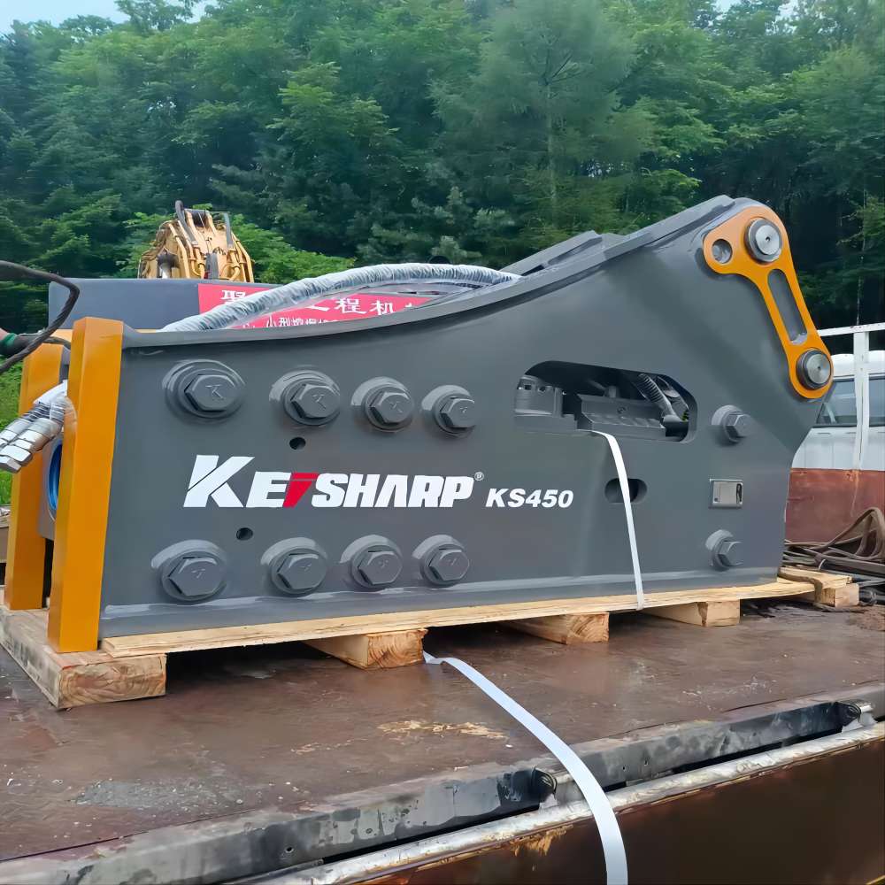 190mm Chisel Excavator Rock Crushing Hammer For Construction