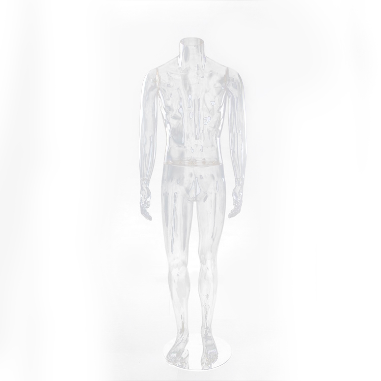 High Quality Male Manikin Transparent Mannequins female display Full Body Clear Mannequin