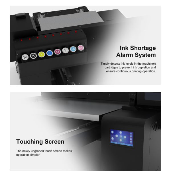 KECAI Best Factory Direct Sale 5060 Large Format Case Pen Varnish 3D Rotary UV LED Flatbed Uv Printer for Mobile Phone Cover