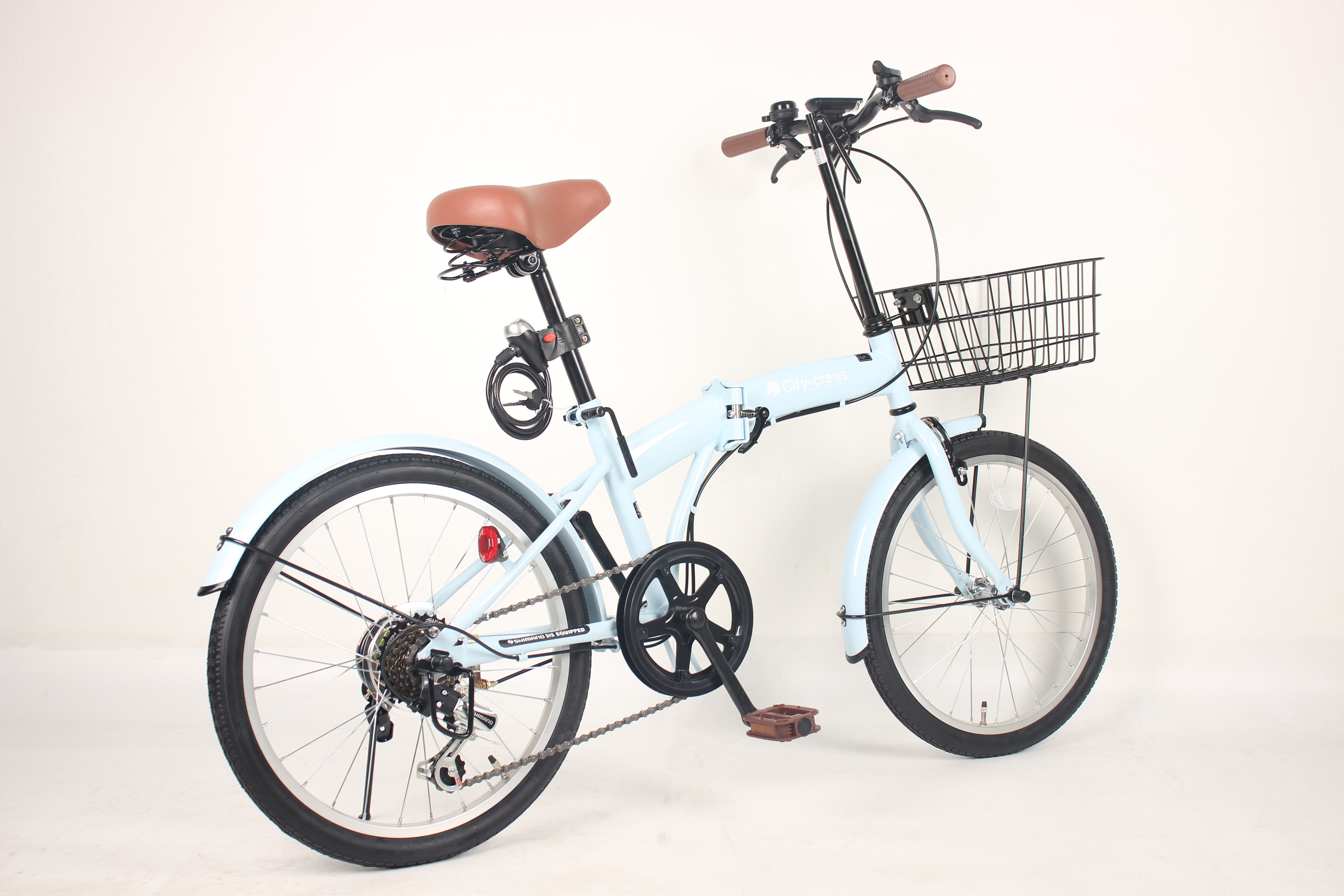 Antirust Chain Portable Folding Road Bike With Standard Configuration Level