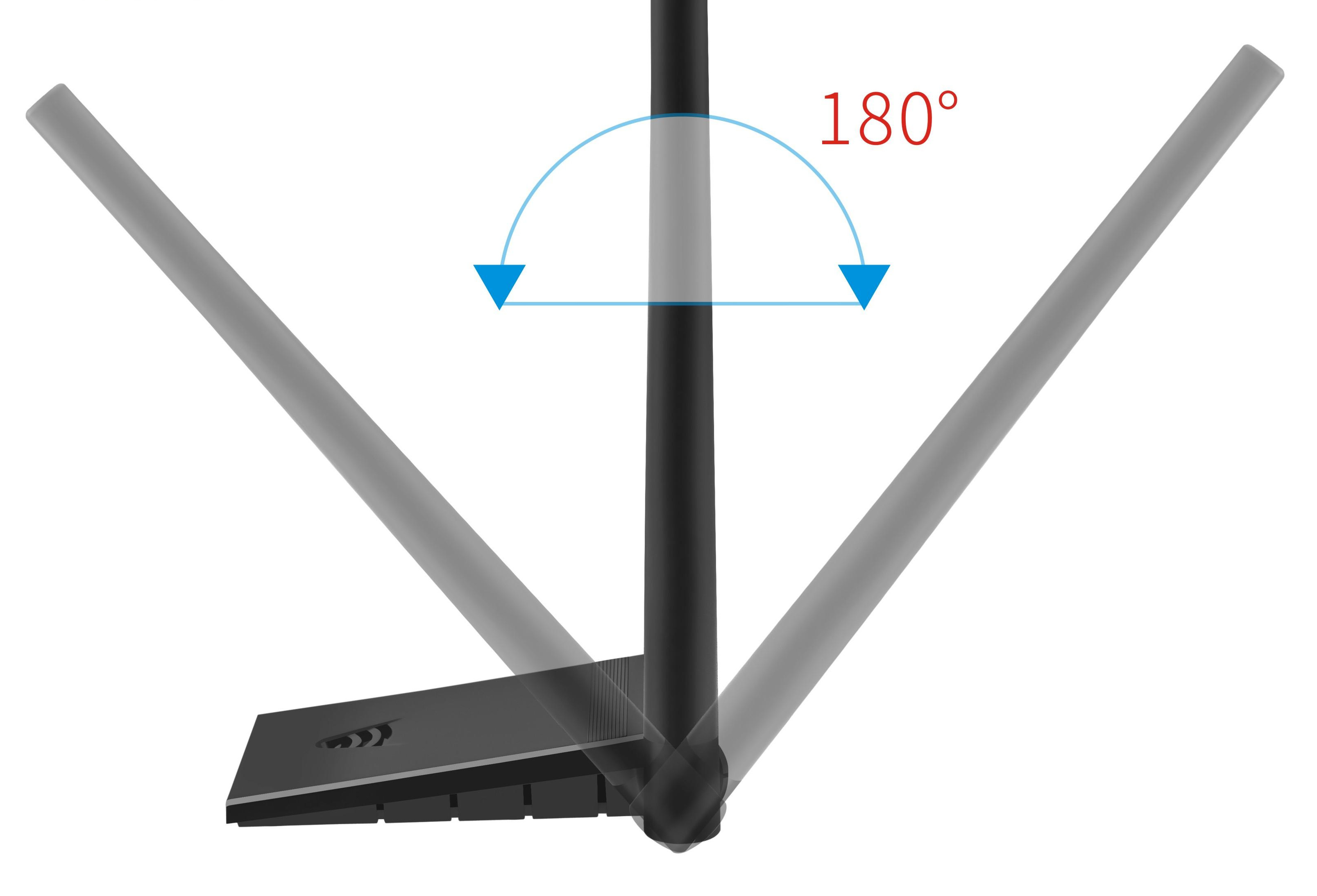 2.4 5.8GHz USB Wireless Dongle 1300M Usb 3.0 Dual Band Wireless Usb Adapter