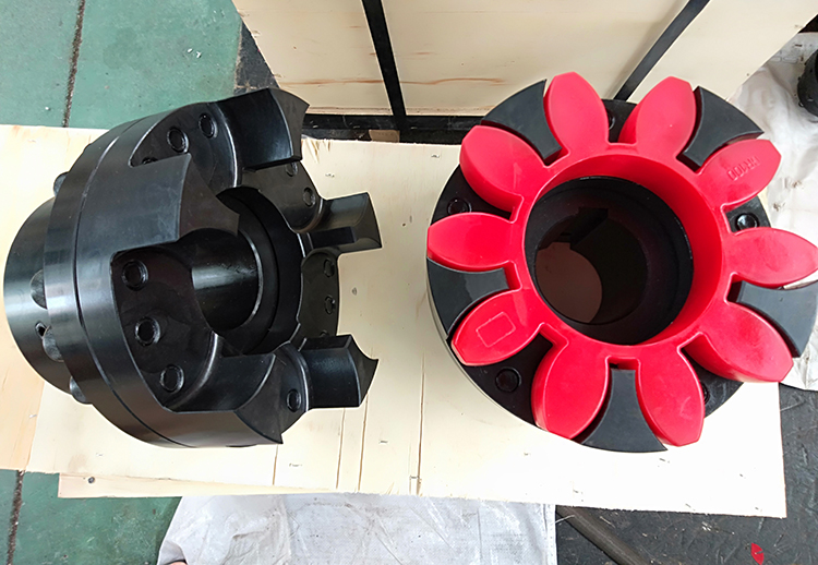 Double Flange Flexible Jaw Coupling Spider For Heavy Machinery