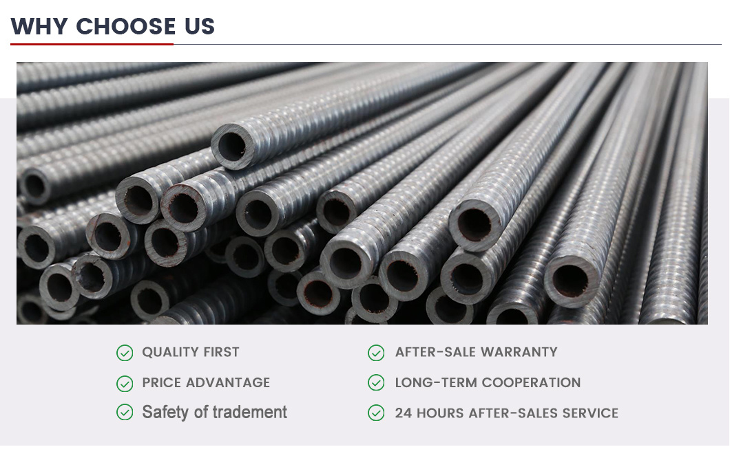 High Strength Full Threaded Steel Self Drilling Anchor Bolt Hollow Anchor/Hollow Anchor Bar Anchor Rods