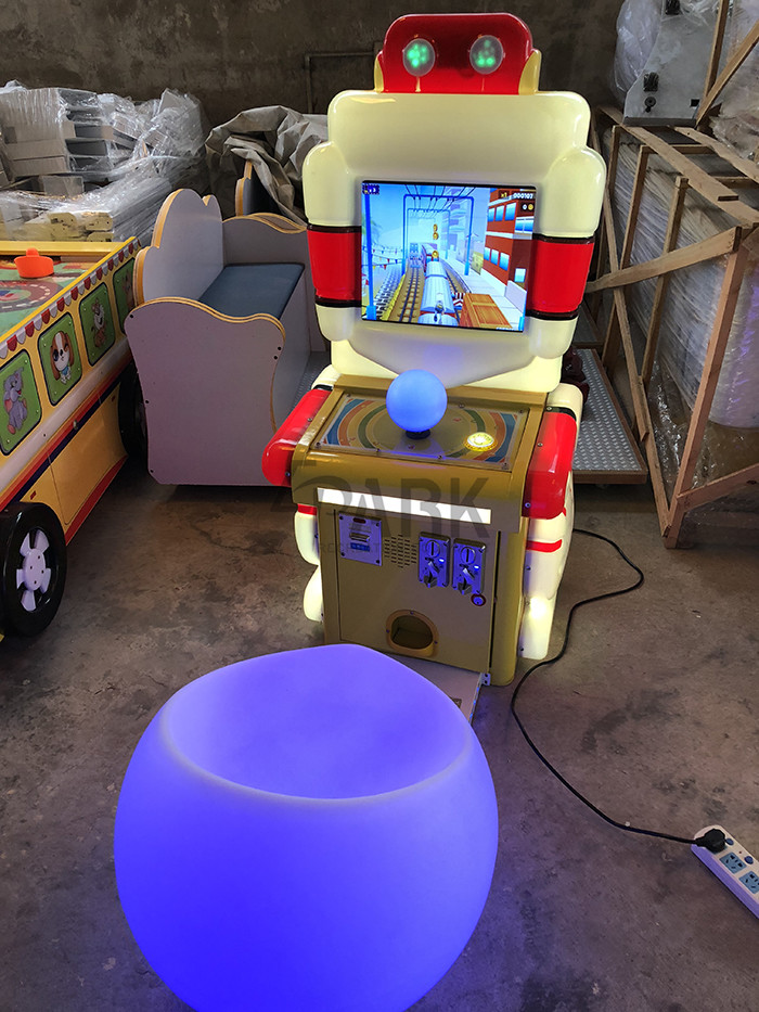 60W Kids Coin Operated Game Machine with Music / Small Arcade Car Racing Games