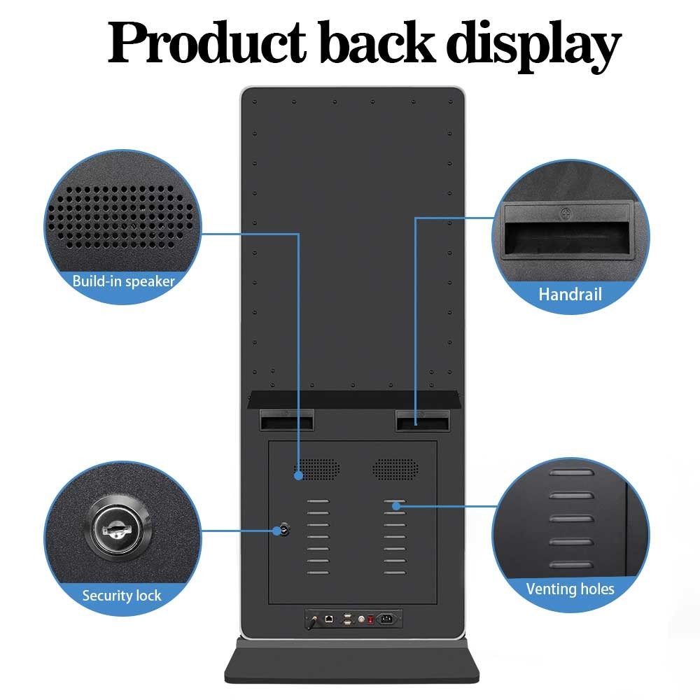Shopping Malls Android 65 Inch 4ms Floor Stand Lcd Display