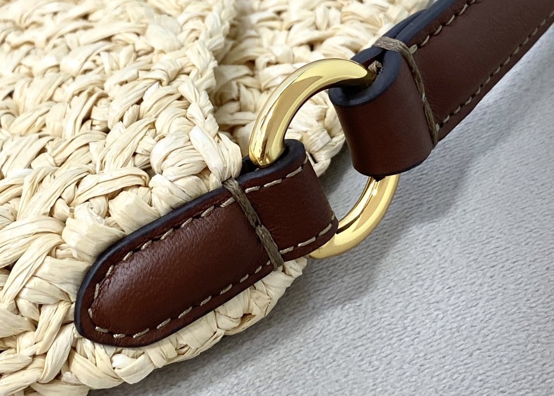 Classic Underarm Bag Straw Weaving Series Of Pure Hand Woven Single Strap Shoulde Lazy French Style Handbag
