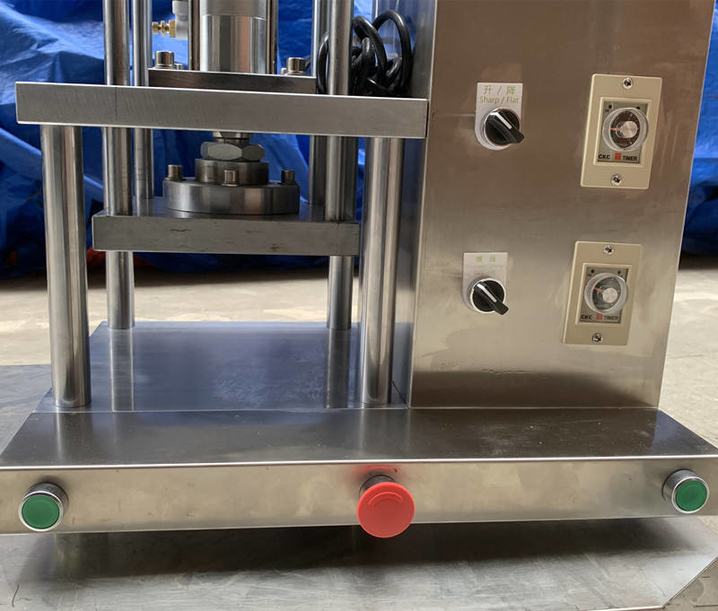 Semi-Automatic Eye Shadow Lab Scale Cosmetic Powder Pressing Machine