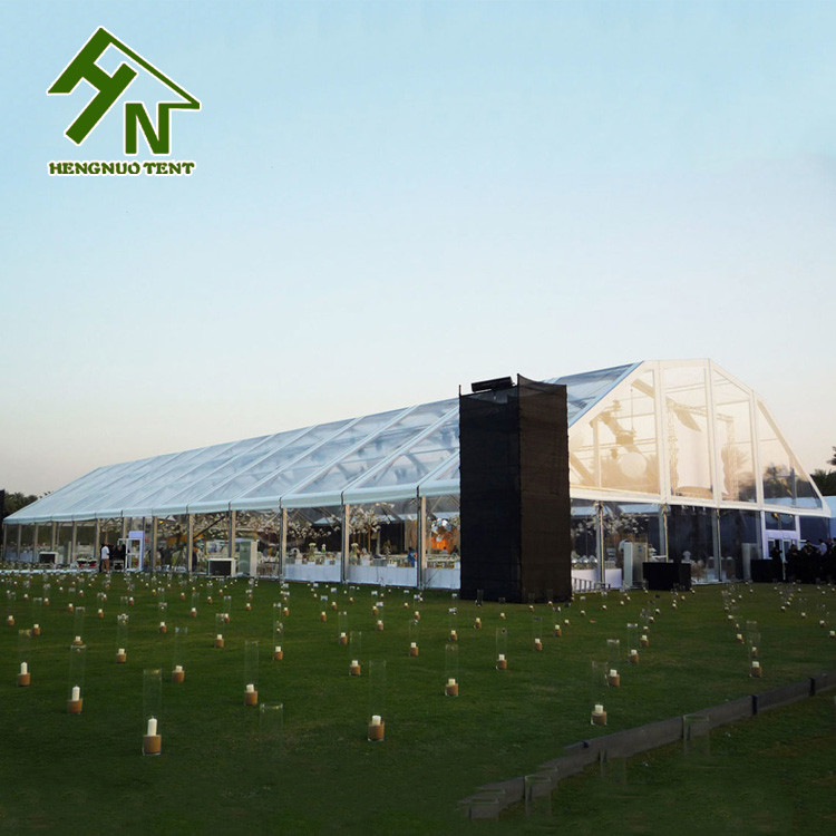 Aluminum Structure Luxury Transparent Banquet Tent Party Polygon Canopy