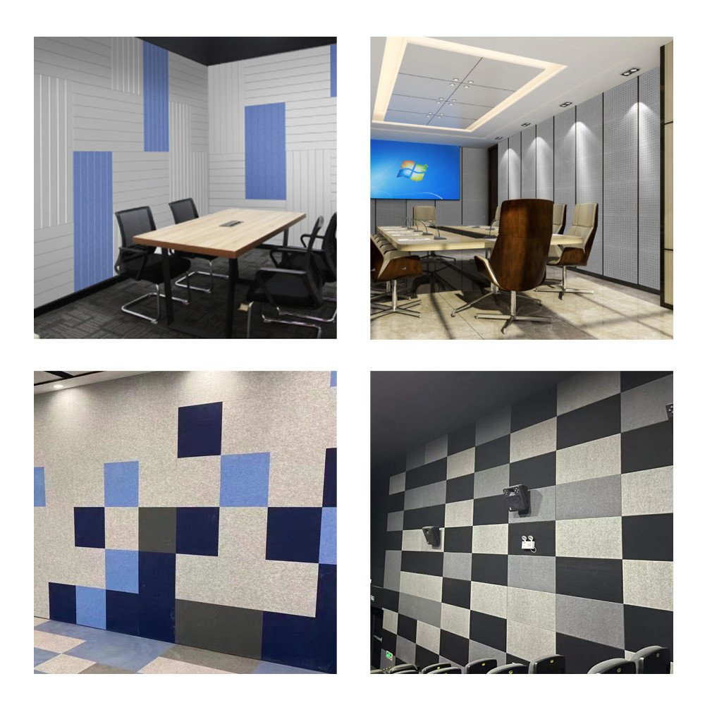 2200GSM PET Sound Absorbing Acoustic Panels For Cinema