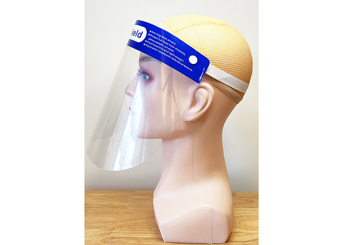 Washable Dental Assistant Face Shield With Adjustable Elastic Strap Foam Padding
