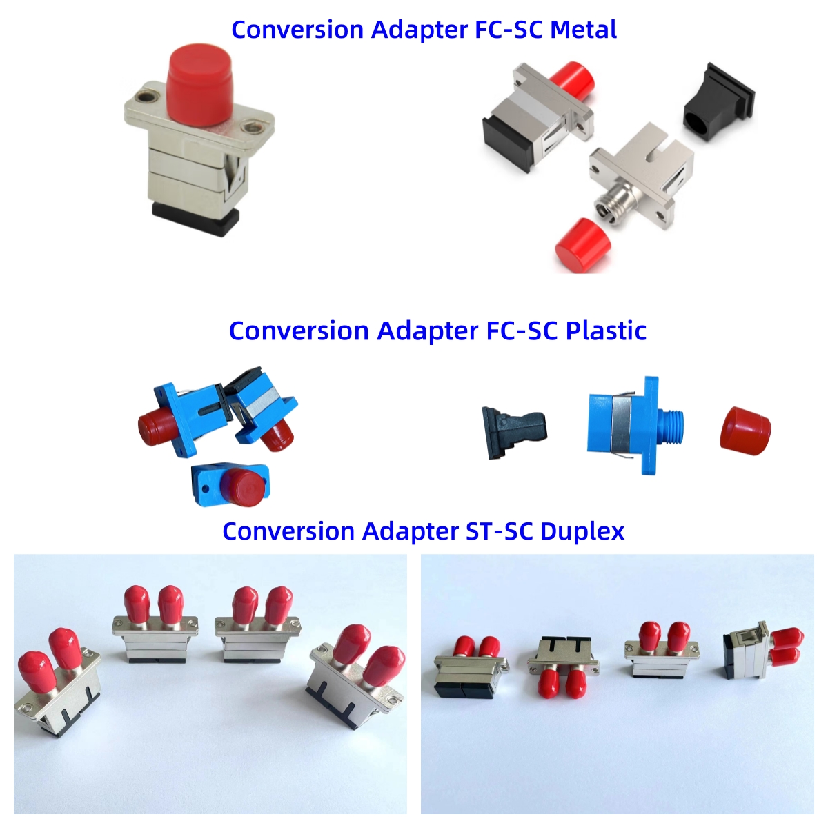 Sc Fc Sm Hybrid Fiber Adapter In Fttx / Catv