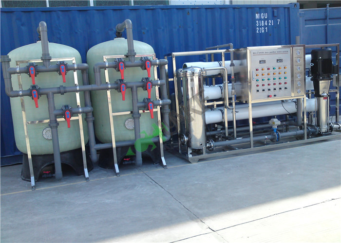 Professional Commercial Containerized Water Treatment Plant 20ft-40ft Container Size