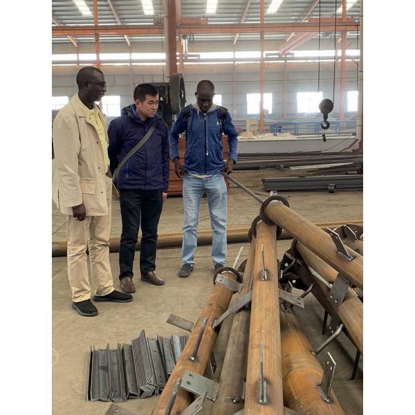 Free Standing Ham Radio Aerial Gsm Base Station Communication Cellular Phone Mast 3 Legged Tubular Steel Tower