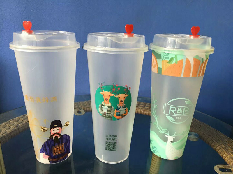 Popular Iml Containers Plastic In-Mould Labeling Cup With Full Printing