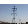 Buy cheap High Tension Steel Transmission Tower , 33kv Transmission Line Towers ISO from wholesalers