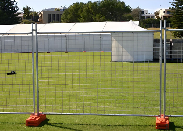 Heavy Duty Galvanized Steel Temporary Fence Panels With 3mm Wires