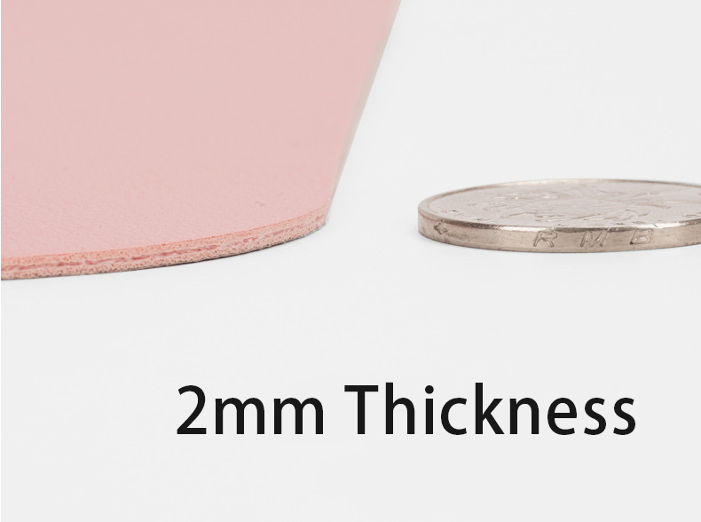 Fadeless PU Leather Mouse Pad Smooth And Good Feeling for home