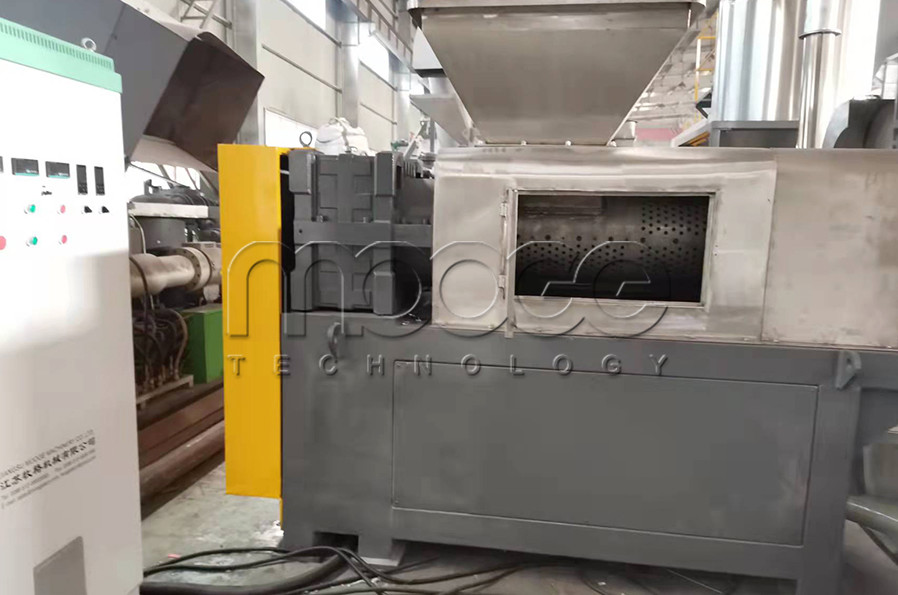 Soft PP PE Film Plastic Recycling Squeezing Agglomerator Machine