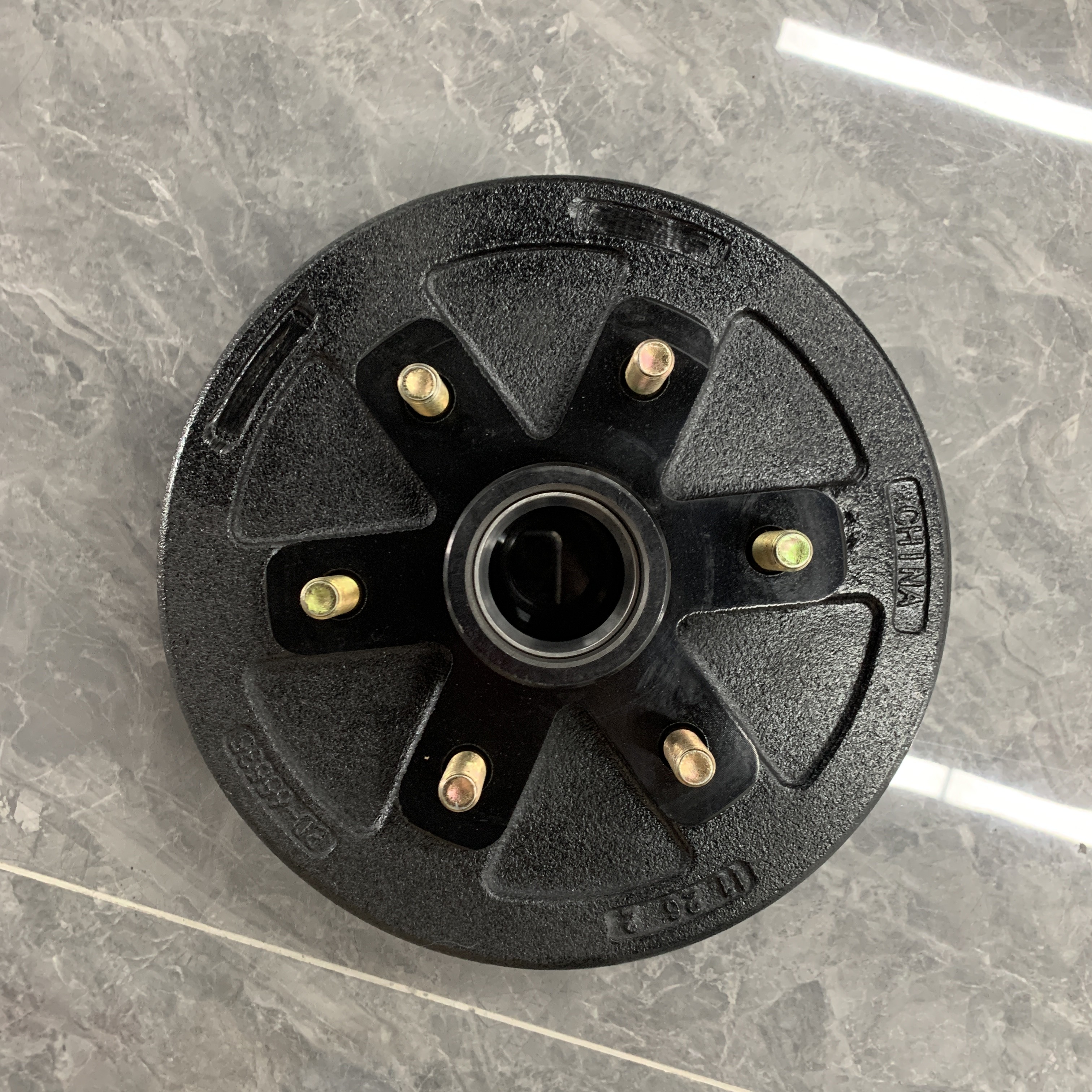 Cupped Studded Trailer Drum Brake Hub 6 On 5.5”3500LB