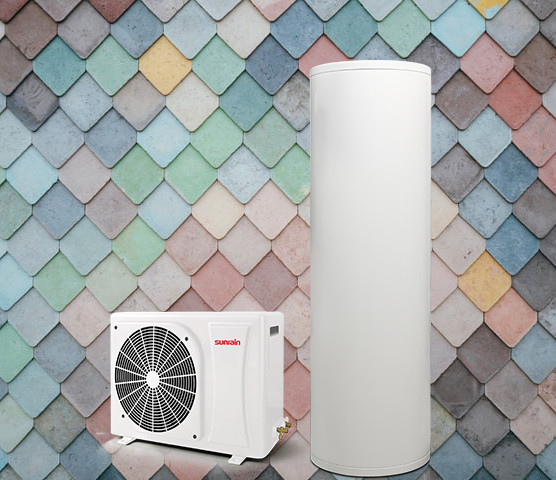 R410a 300L Split Air To Water Heat Pump Low Carbon Eco Friendly
