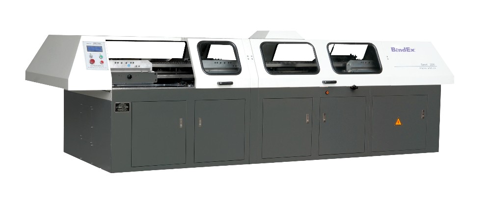 Hot Melt Automatic Bookbinding Machine , Perfect Binder Bookbinding Machine