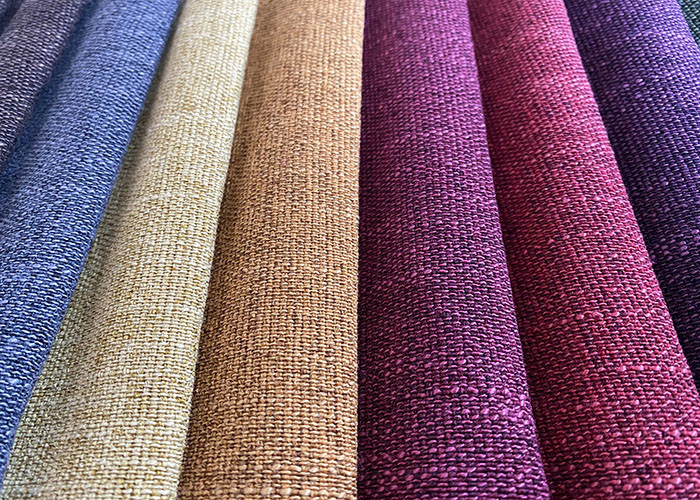 Tear Resistant Linen Sofa Fabric Modern 100 Polyester Upholstery Fabric