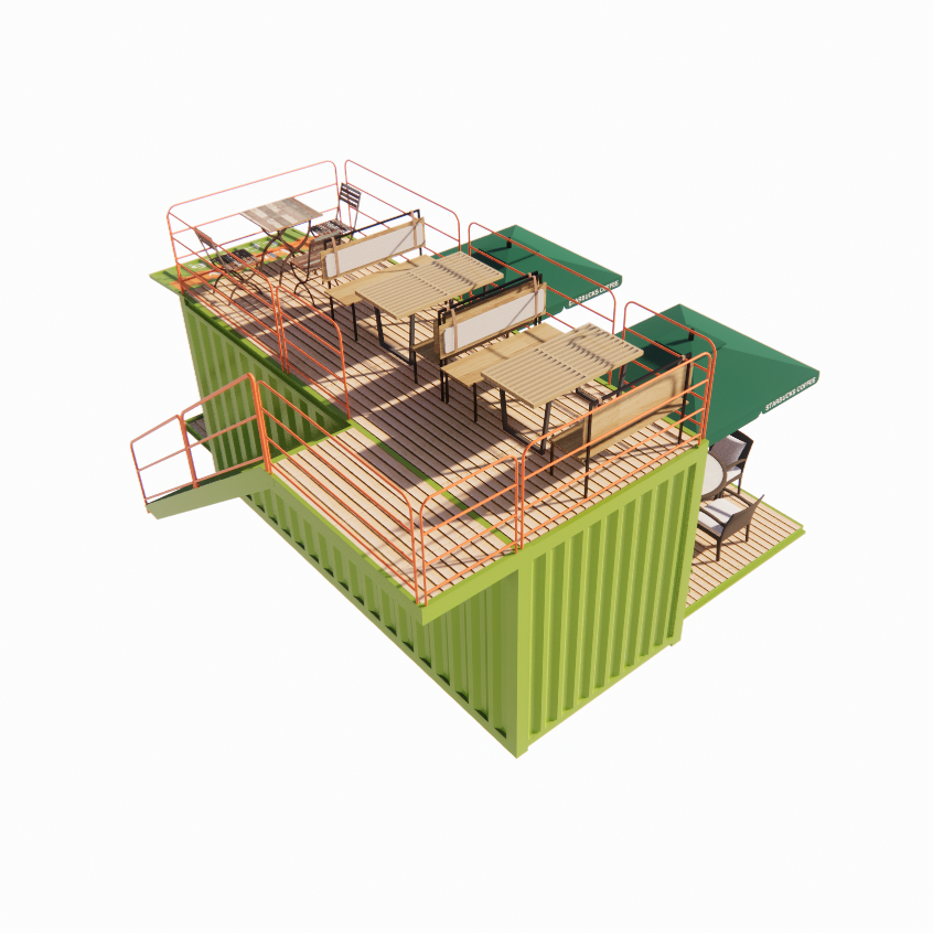 2023 Top Selling Outdoor Modular Prefab Houses Container Steel Frame Galvanized with Galvanized Steel Bending Container